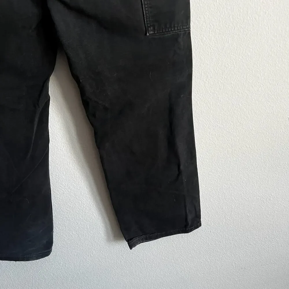 Carhartt B01 BLK black double knee work wear carpenter pants